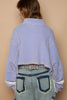 Load image into Gallery viewer, Evening Blue Cropped Quarter Zip
