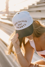 Load image into Gallery viewer, Break Tackles, NOT hearts!! Trucker Hats
