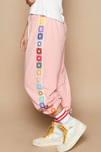 Load image into Gallery viewer, Over The Rainbow Baggy Square Patch Terry Joggers
