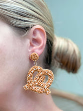 Load image into Gallery viewer, Pretzel Beaded Earrings
