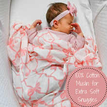 Load image into Gallery viewer, Beautiful Bows Baby Swaddle Blanket
