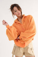 Load image into Gallery viewer, Cozy Autumn Orange Sweatshirt
