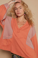 Load image into Gallery viewer, Feeling Like Fall Oversized Coral Top
