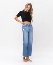 Load image into Gallery viewer, Restored High Rise Wide Leg Jeans- Vervet
