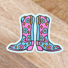 Load image into Gallery viewer, Sparkle Cowgirl Boots Sticker
