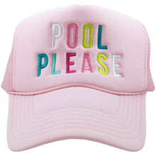 Load image into Gallery viewer, Pool Please Trucker Hat: Light Pink
