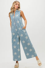 Load image into Gallery viewer, Oh My Stars Vintage Denim Jumpsuit
