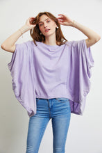 Load image into Gallery viewer, Lavender Vintage Washed Oversized Top
