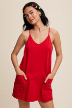 Load image into Gallery viewer, Sporty Spice Red Romper
