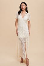 Load image into Gallery viewer, Be Good To Me Lace Button Dress
