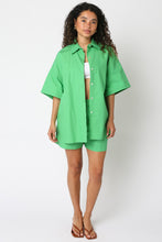 Load image into Gallery viewer, Spring Dreams Green Button Up
