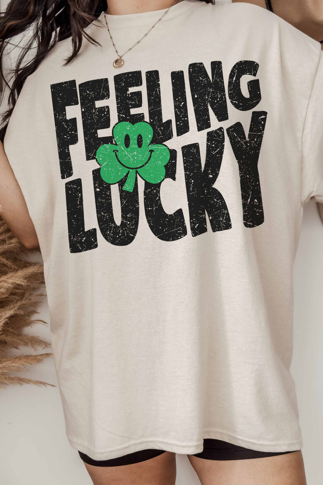 Feeling Lucky Oversized Tee