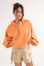 Load image into Gallery viewer, Cozy Autumn Orange Sweatshirt
