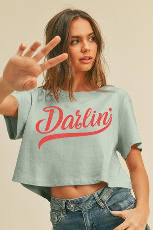 Retro Darlin Cropped Tee