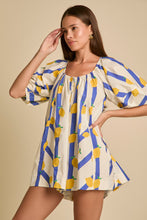 Load image into Gallery viewer, Lemon Please Striped Romper
