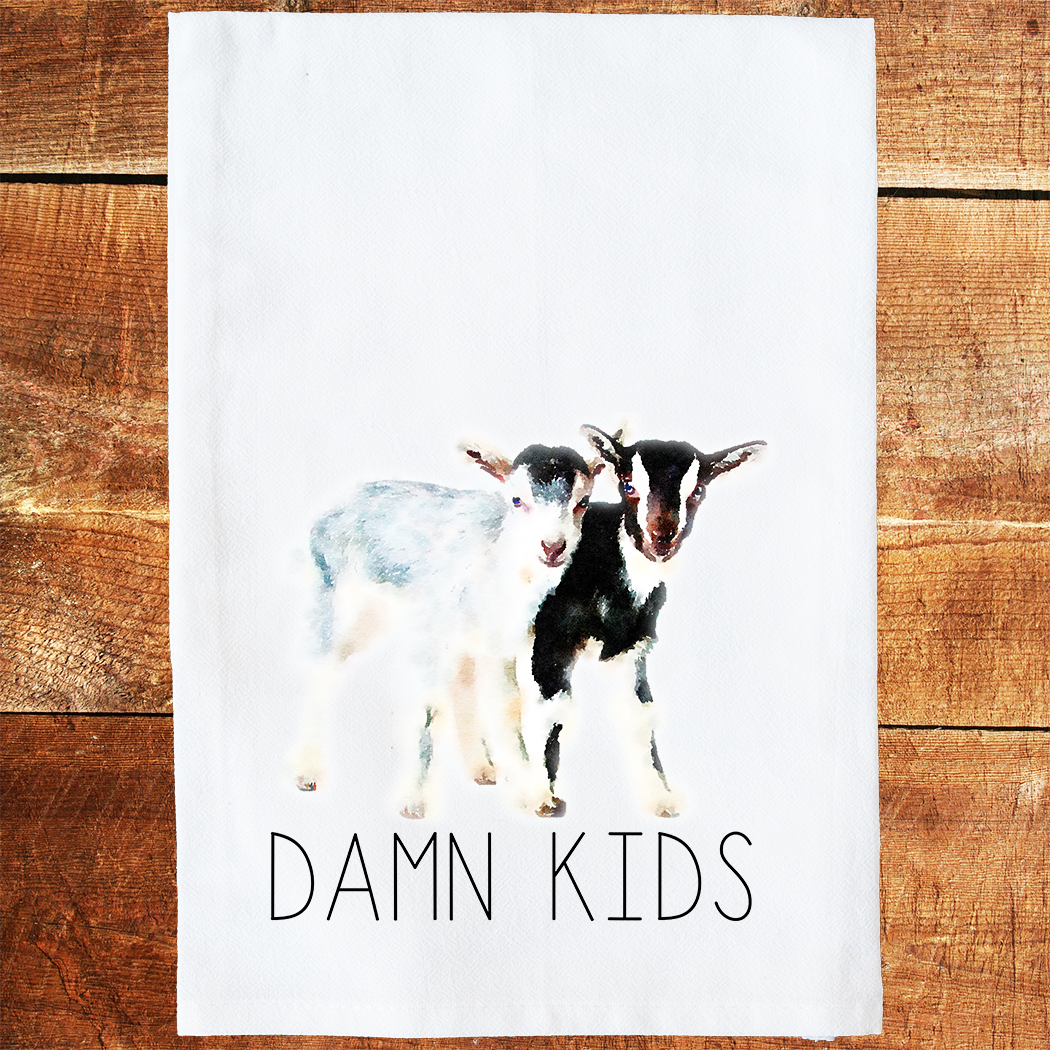 Damn Kids Kitchen Towel