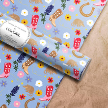 Load image into Gallery viewer, Cowgirl Wrapping Paper Sheet: Rolled (3 sheets)
