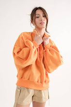 Load image into Gallery viewer, Cozy Autumn Orange Sweatshirt
