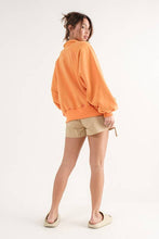 Load image into Gallery viewer, Cozy Autumn Orange Sweatshirt
