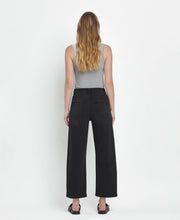 Load image into Gallery viewer, Black Night Super High Rise Wide Barrel Jeans
