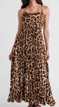 Load image into Gallery viewer, Cheetah Girl Pleated Midi Dress
