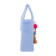 Load image into Gallery viewer, Jumbo Jelly Tote Bag: Baby Blue
