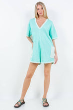 Load image into Gallery viewer, Timeless Treasures Mint Romper
