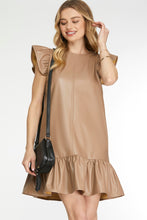 Load image into Gallery viewer, Mocha Leather Dress
