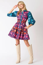 Load image into Gallery viewer, Safe To Say Yes Floral Button Down Tiered Dress
