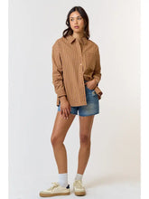 Load image into Gallery viewer, Cocoa Long Sleeve Pocket Blouse
