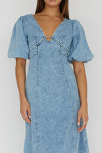 Load image into Gallery viewer, Denim Dreams Midi Dress
