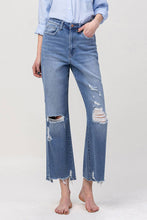 Load image into Gallery viewer, Valiance Vintage Super High Rise Ankle Flare Jeans
