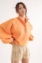 Load image into Gallery viewer, Cozy Autumn Orange Sweatshirt
