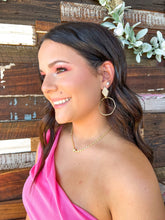 Load image into Gallery viewer, Callie Hoops: CZ Top
