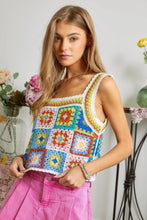 Load image into Gallery viewer, Capturing Joy Multi Color Crochet Top
