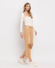 Load image into Gallery viewer, 90&#39;s Vintage High Rise Crop Flare Jeans - KISS OF CALIFORNIA
