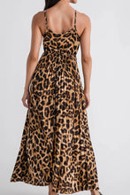 Load image into Gallery viewer, Cheetah Girl Pleated Midi Dress
