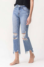 Load image into Gallery viewer, Intelligence High Rise Relaxed Straight Jeans
