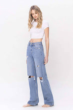 Load image into Gallery viewer, Flare Vintage High Rise Rigid Jeans
