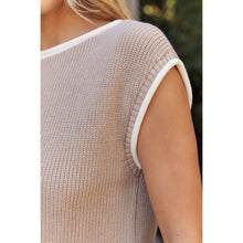 Load image into Gallery viewer, Better With You Natural Knit Sweater Vest
