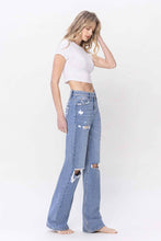 Load image into Gallery viewer, Flare Vintage High Rise Rigid Jeans
