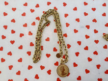 Load image into Gallery viewer, Gold Link Coin Necklace
