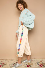 Load image into Gallery viewer, Over The Rainbow Baggy Square Patch Terry Joggers
