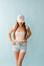 Load image into Gallery viewer, Cowboy Up Trucker Hat: Light Blue
