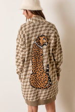 Load image into Gallery viewer, Tiger Bomb Checkered Cardigan
