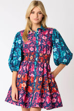 Load image into Gallery viewer, Safe To Say Yes Floral Button Down Tiered Dress
