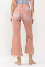 Load image into Gallery viewer, 90s Vintage Crop Flare Jeans Peach
