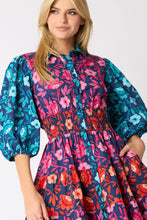 Load image into Gallery viewer, Safe To Say Yes Floral Button Down Tiered Dress
