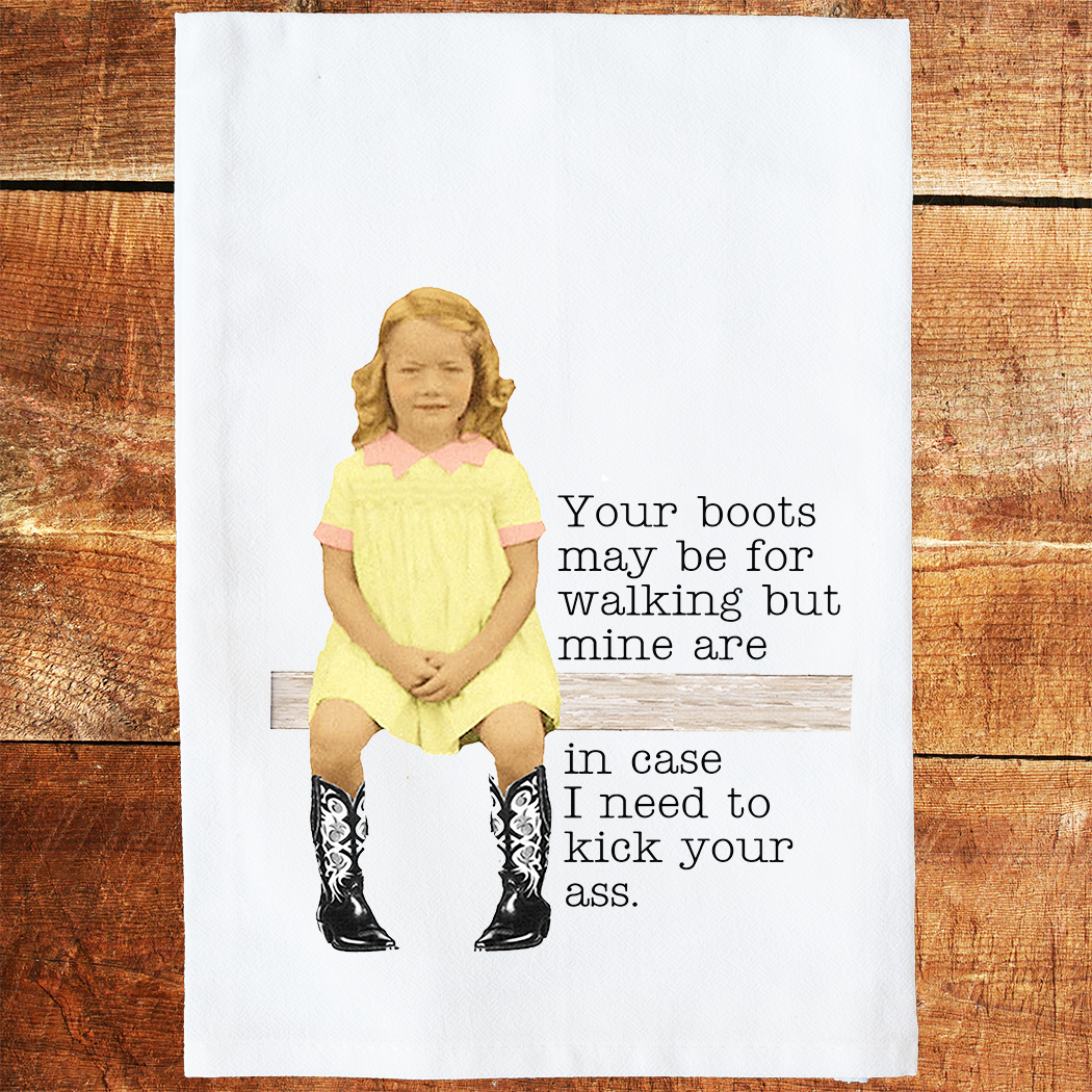 Kick your ass Kitchen Towel