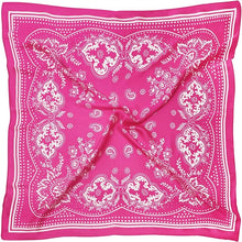 Load image into Gallery viewer, Hot Pink Silk Bandana
